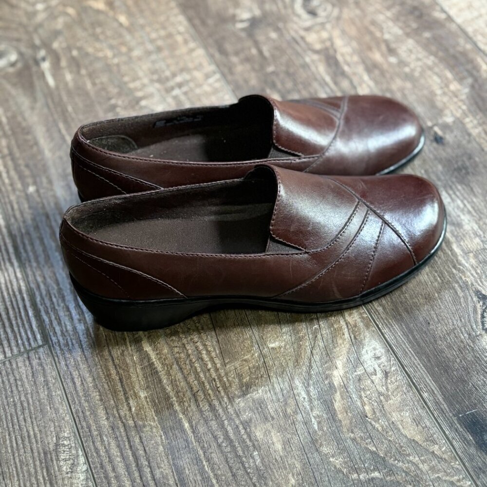 Clarks Bendables Blackberry Slip-On Dark Brown Women's Size 7.5 - Picture 13 of 14